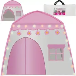 Cort pentru copii cu LED, 126x130x90cm, 20 lumini, multicolor