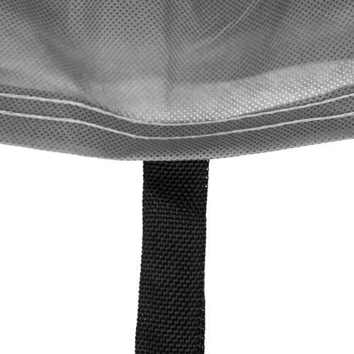 Husa Prelata Auto Mare Rezistenta la Razele UV, 572x180x120cm, Nu Ingheata pe Caroserie, Margini Duble Intarite, Benzi Elastice Cusute in Fata si in Spate care va Permit sa Fixati Husa de Bara de Protectie, Set cu Geanta, Gri