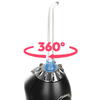 Irigator bucal profesional portabil, 5 moduri, 8 duze, 300 ml, 2500 mAh, IPX7, pentru dinti, gingii, limba si nas, Negru