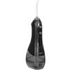 Irigator bucal profesional portabil, 5 moduri, 8 duze, 300 ml, 2500 mAh, IPX7, pentru dinti, gingii, limba si nas, Negru