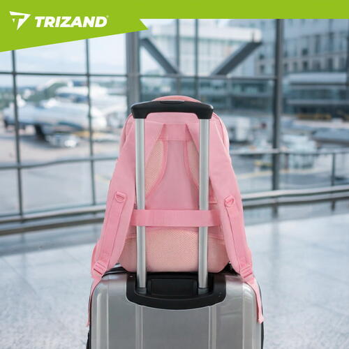 TRIZAND Rucsac de calatorie tip Geanta, 20L, 40x25x20cm, 2 Compartimente, Roz