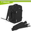 TRIZAND Rucsac de calatorie tip Geanta, 20L, 40x25x20cm, 2 Compartimente, Negru