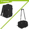 TRIZAND Rucsac de calatorie tip Geanta, 20L, 40x25x20cm, 2 Compartimente, Negru