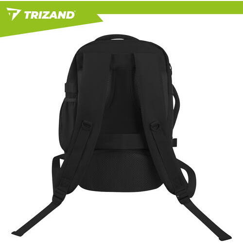 TRIZAND Rucsac de calatorie tip Geanta, 20L, 40x25x20cm, 2 Compartimente, Negru