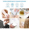 10+10 GRATIS Bureti magici melamina -  2x6x10cm, Alb