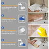 10+10 GRATIS Bureti magici melamina -  2x6x10cm, Alb