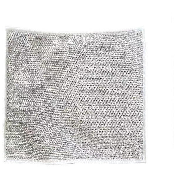 5+5 GRATIS Lavete multifuncționale din microfibra metalica, 20x20cm