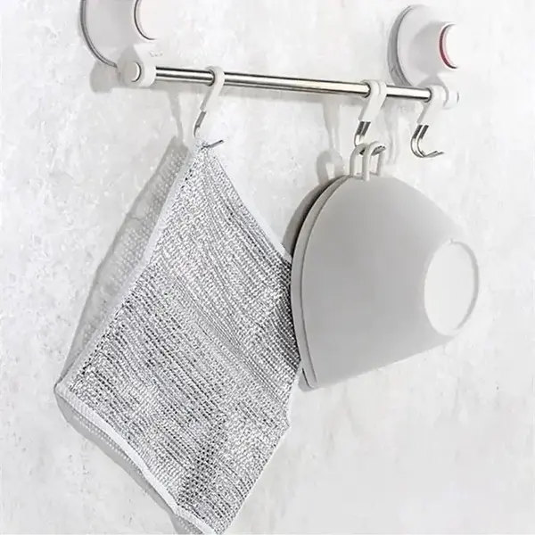 5+5 GRATIS Lavete multifuncționale din microfibra metalica, 20x20cm