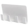 1+1 GRATIS Suport pentru baie, multifunctional, prindere cu banda dublu adeziv, Alb