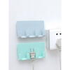1+1 GRATIS Suport pentru baie, multifunctional, prindere cu banda dublu adeziv, Alb
