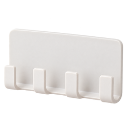 1+1 GRATIS Suport pentru baie, multifunctional, prindere cu banda dublu adeziv, Alb
