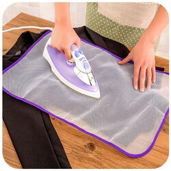 1+1 GRATIS Plansa protectoare pentru calcat haine delicate cu orificii pentru trecerea aburilor, 35x50 cm