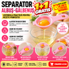 1+1 GRATIS Separator pentru oua, Aparat de separat Albusul de Galbenus usor si eficient, Roz