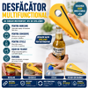 1+1 GRATIS Desfacator multifunctional pentru conserve/sticle/borcane, ABS/Cauciuc, Galben