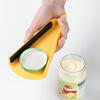 1+1 GRATIS Desfacator multifunctional pentru conserve/sticle/borcane, ABS/Cauciuc, Galben