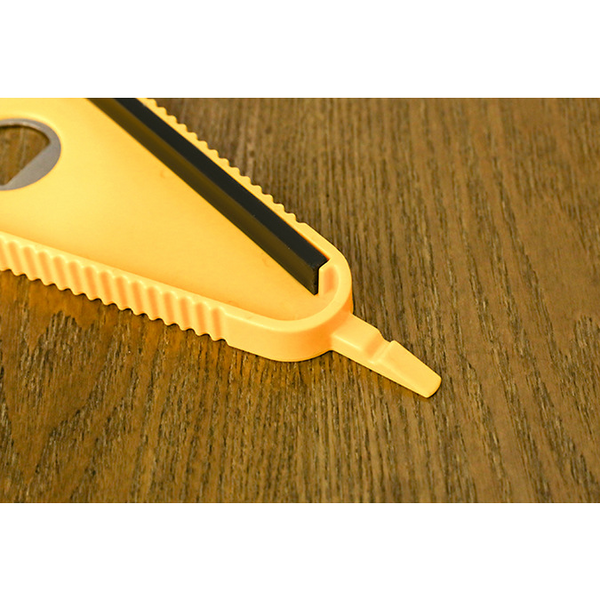 1+1 GRATIS Desfacator multifunctional pentru conserve/sticle/borcane, ABS/Cauciuc, Galben