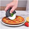 1+1 GRATIS Cutit pentru taiat pizza, tip disc, cu protectie
