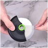 1+1 GRATIS Cutit pentru taiat pizza, tip disc, cu protectie
