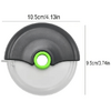 1+1 GRATIS Cutit pentru taiat pizza, tip disc, cu protectie