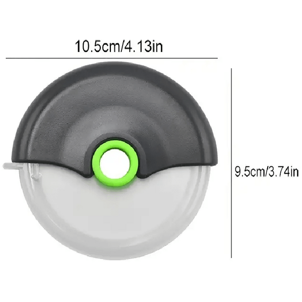 1+1 GRATIS Cutit pentru taiat pizza, tip disc, cu protectie