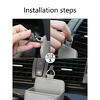1+1 GRATIS Suport auto universal, montare grila ventilatie, Gri