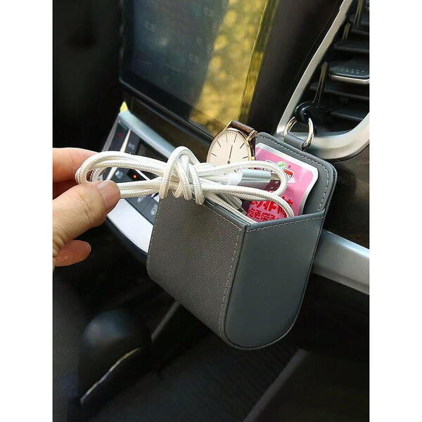 1+1 GRATIS Suport auto universal, montare grila ventilatie, Gri