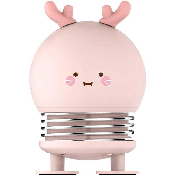 1+1 GRATIS Lampa de noapte, de veghe, pentru copii sau bebelusi, Portabila, Baterie Reincarcabila  300mAh, Rose
