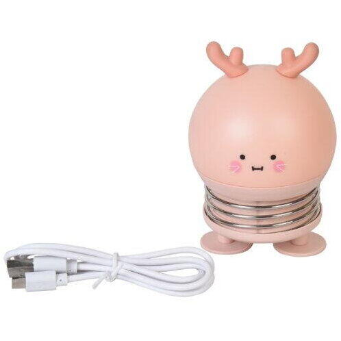 1+1 GRATIS Lampa de noapte, de veghe, pentru copii sau bebelusi, Portabila, Baterie Reincarcabila  300mAh, Rose