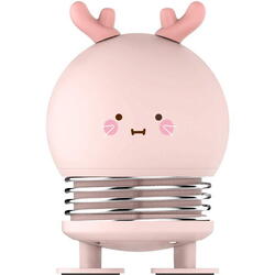 1+1 GRATIS Lampa de noapte, de veghe, pentru copii sau bebelusi, Portabila, Baterie Reincarcabila  300mAh, Rose
