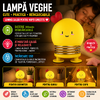 1+1 GRATIS Lampa de noapte, de veghe, pentru copii sau bebelusi, Portabila, Baterie Reincarcabila  300mAh, Galben