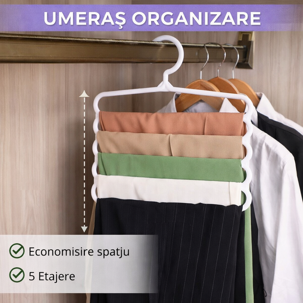 1+1 GRATIS Umeras pentru organizare cu 5 etajere