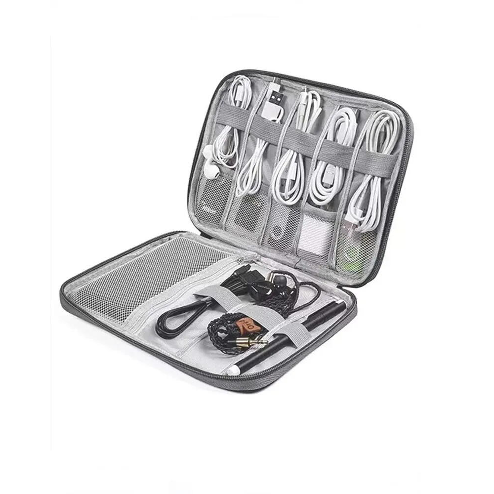 SMARTECH 1+1 GRATIS Geanta mini de calatorie pentru ceasuri, incarcatoare, cabluri, 22x16cm