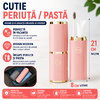1+1 GRATIS Cutie protectie periuta si pasta de dinti, Roz