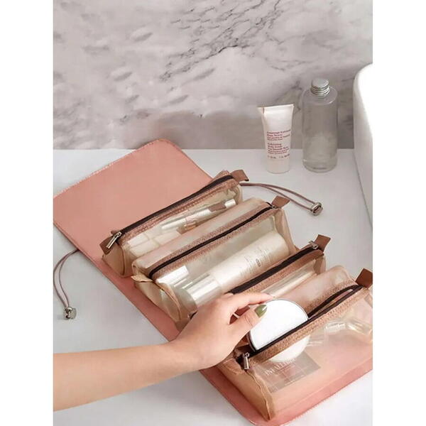 1+1 GRATIS Geanta pentru voiaj, organizator pentru cosmetice si machiaj