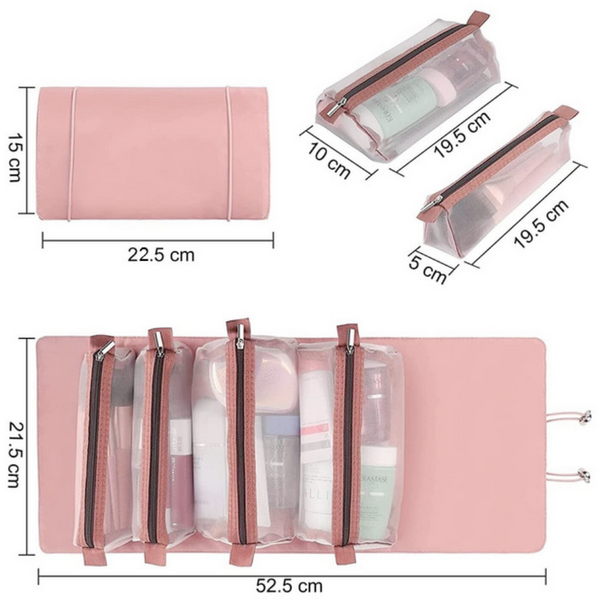 1+1 GRATIS Geanta pentru voiaj, organizator pentru cosmetice si machiaj