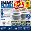 1+1 GRATIS Galeata pliabila, cu maner, Marime L - 10 Litri