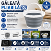 1+1 GRATIS Galeata pliabila, cu maner, Marime L - 10 Litri