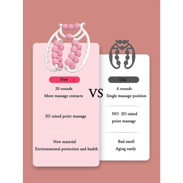 1+1 GRATIS Aparat de masaj pentru picioare, maini, gat, anticelulita, rola de relaxare musculara