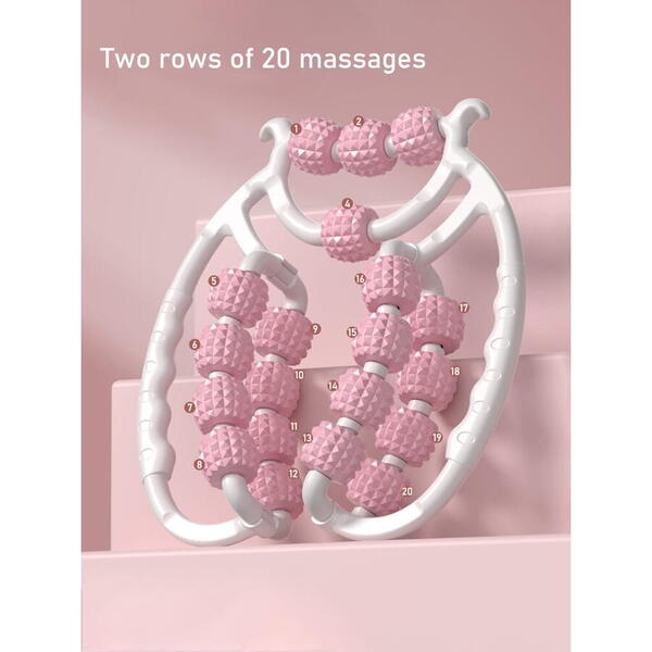1+1 GRATIS Aparat de masaj pentru picioare, maini, gat, anticelulita, rola de relaxare musculara