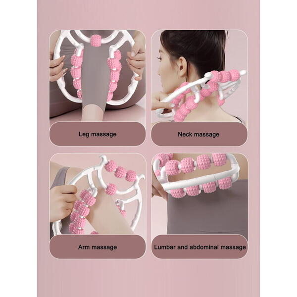 1+1 GRATIS Aparat de masaj pentru picioare, maini, gat, anticelulita, rola de relaxare musculara