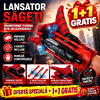 1+1 GRATIS Lansator de Sageti, Manusa lui SpiderMan, din material textil cu lansator si trei sageti, pentru copii