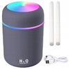1+1 GRATIS Umidificator de aer cu ultrasunete, difuzor aromaterapie 300ML, cu iluminat LED, pentru casa, birou si masina STH-4