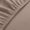 Set 6 Husa Pentru Scaun, 65x40x35 cm, Catifea, Elastic, Protectie Impotriva Murdariei, Spalare La Masina La 30 De Grade, Bej