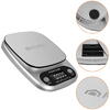 Cantar electronic de bucatarie, precizie 0,1 g, capacitate 5 kg, functie tara, 8 unitati de masura, inox