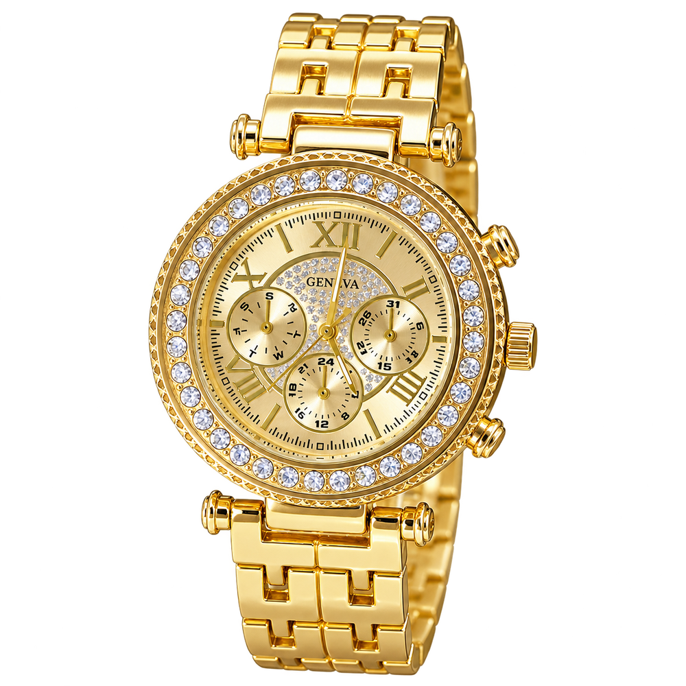 GENEVA Ceas dama Quartz, Geneva Select, Auriu