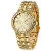 Ceas dama Quartz, Geneva Crystal Auriu