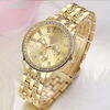 Ceas dama Quartz, Geneva Crystal Auriu