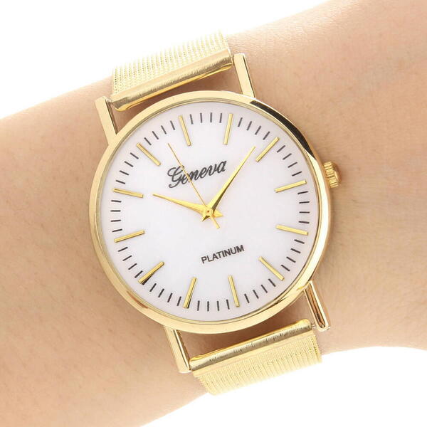 GENEVA Ceas dama Quartz, Auriu