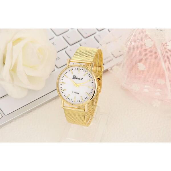 GENEVA Ceas dama Quartz, Auriu