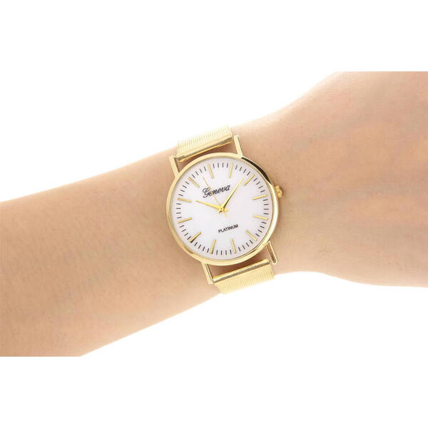 GENEVA Ceas dama Quartz, Auriu